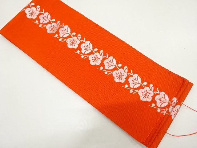 JAPANESE HANHABA OBI / WOVEN BRANCH UME